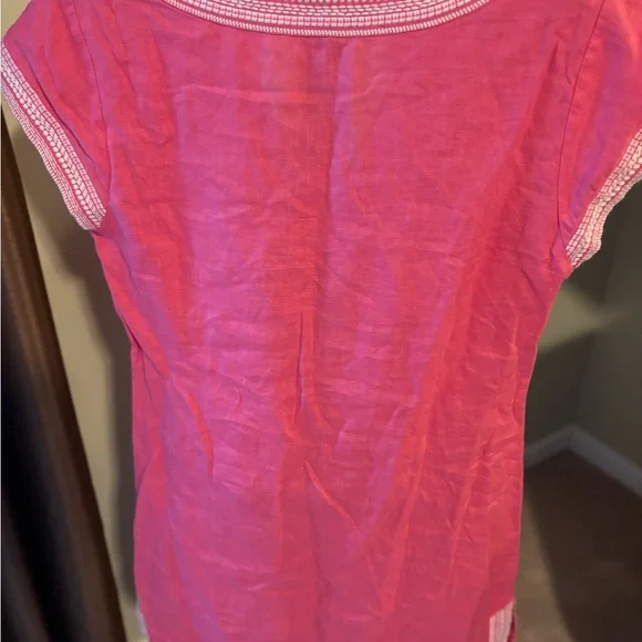 Pink Embroidered Women's Tunic - Picture 2 of 4